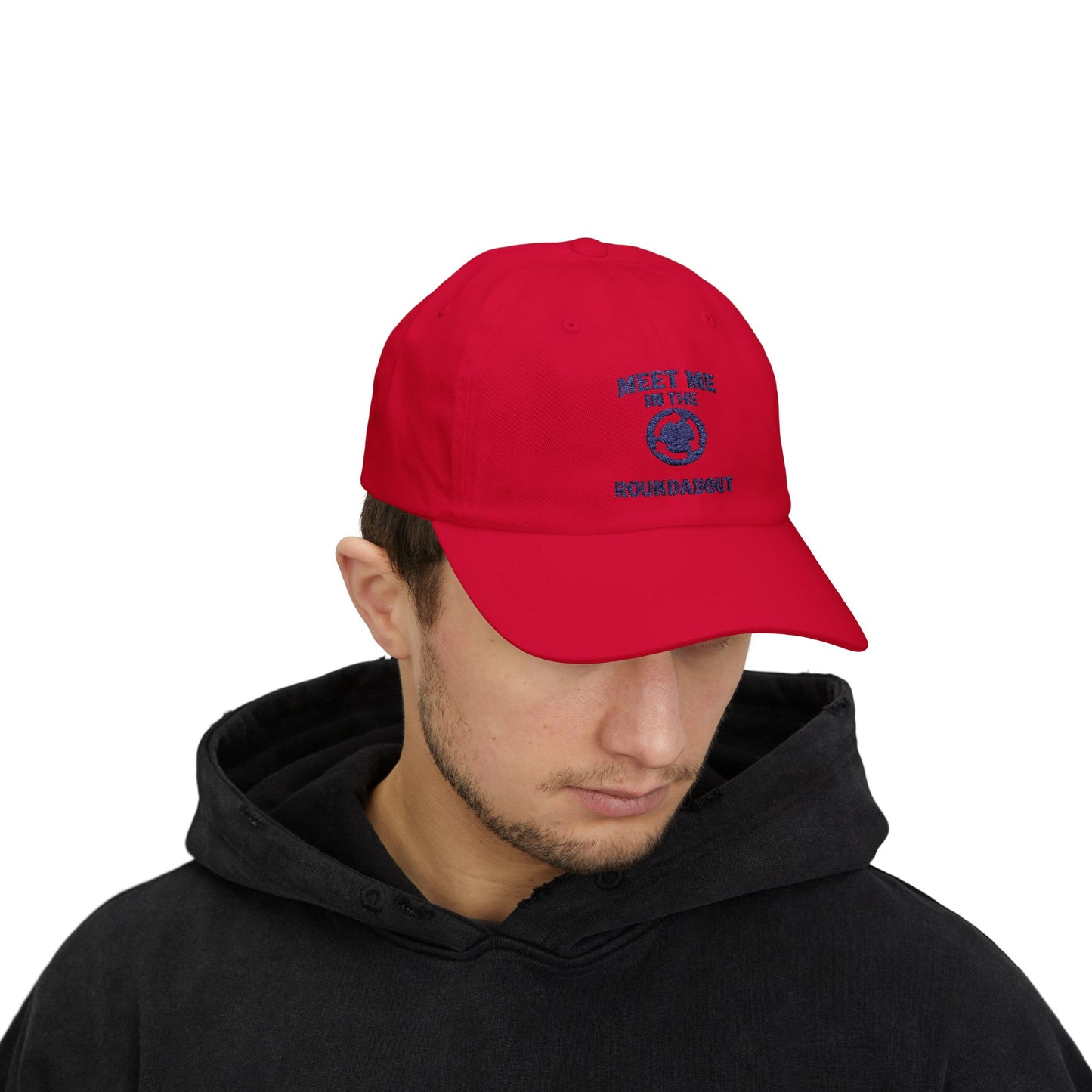 Meet me in the Roundabout Dad Cap