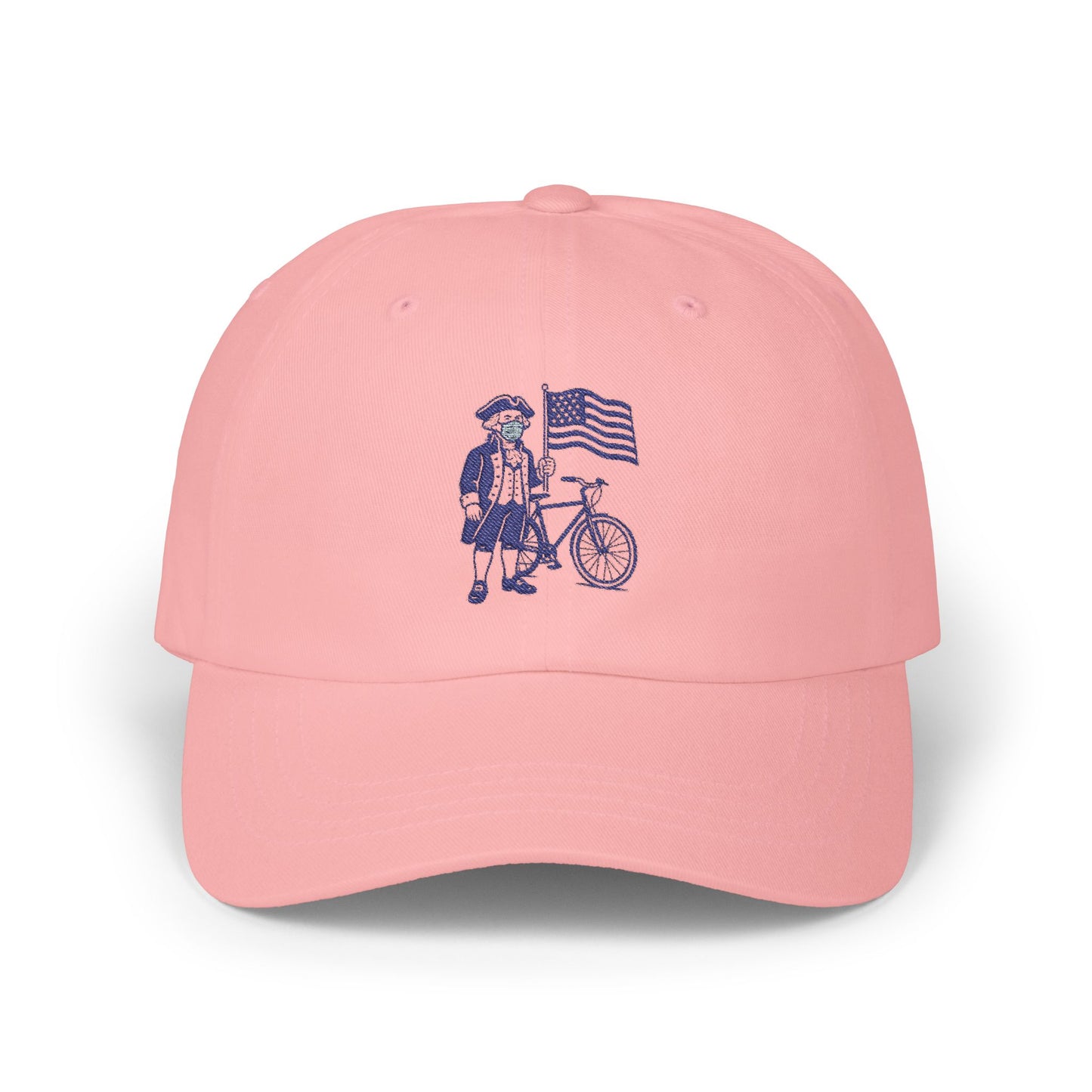 Patriotic Bike Guy Dad Cap