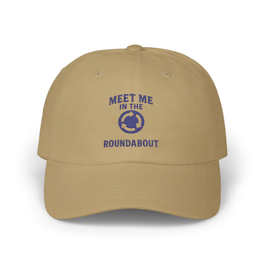 Meet me in the Roundabout Dad Cap